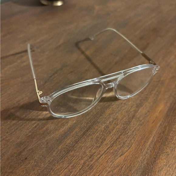 Clear Aviator +2.5 Blue Light Glasses - Picture 2 of 2